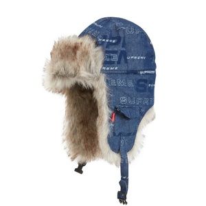 Supreme denim trooper snow hat